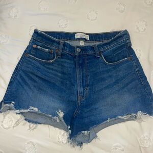 Abercrombie Curve Love Denim Shorts